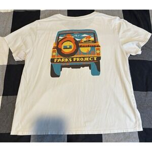 Women's Large Parks Project Short Sleeve T Shirt White Size Large Desert Vibes